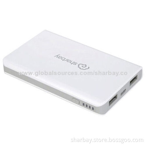 Emergency Mobile Phone Chargers with 6,000mAh Capacity, Various Colors Available/4 Indicator LightsNew